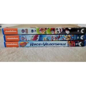 Nick Jr DVD Lot of 3 Nickelodeon's Paw Patrol And Blaze And The Monster Machines